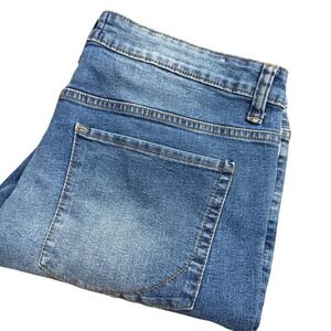 Paper Denim & Cloth Men Jeans 36x32 Blue Wash Straight Leg Casual Pants